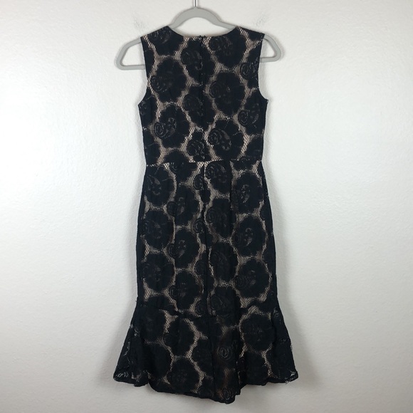 Enfocus Studio Black Lace High Low Dress - Picture 6 of 9